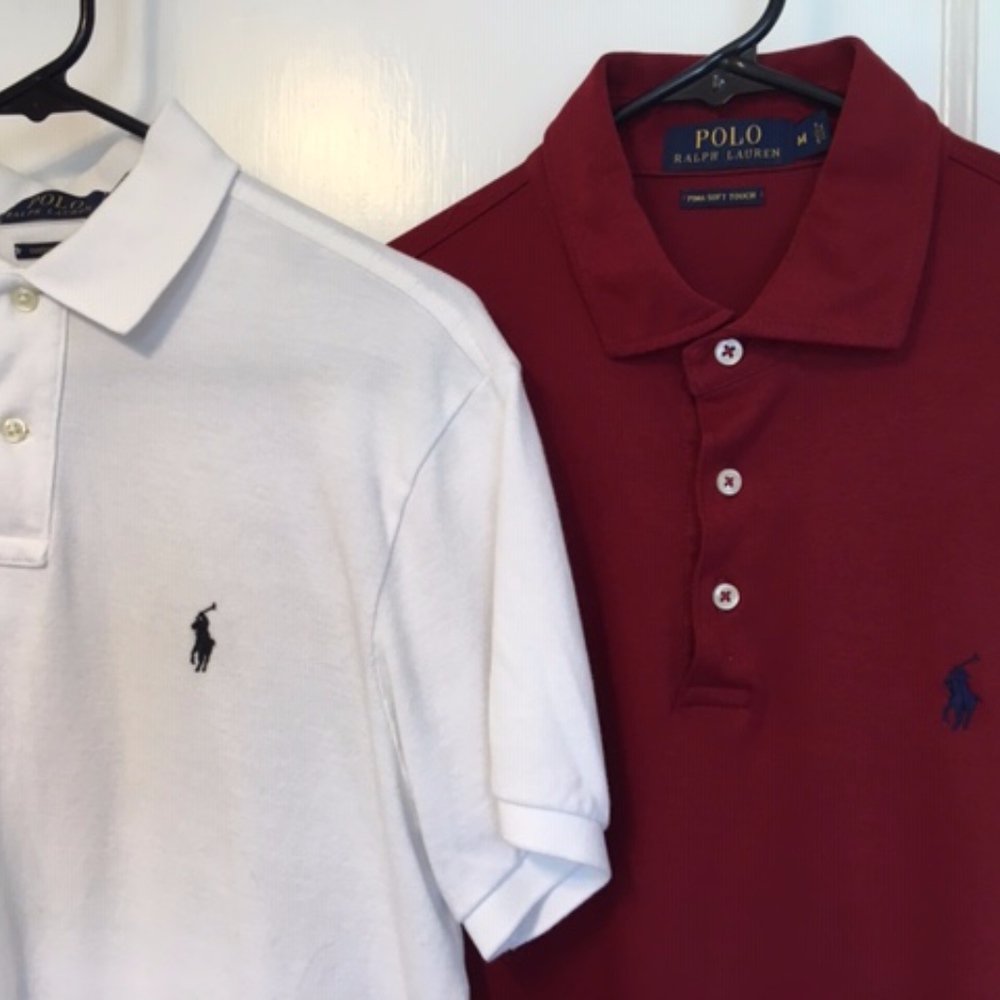 2 Ralph Lauren Men's Medium Polo Shirts